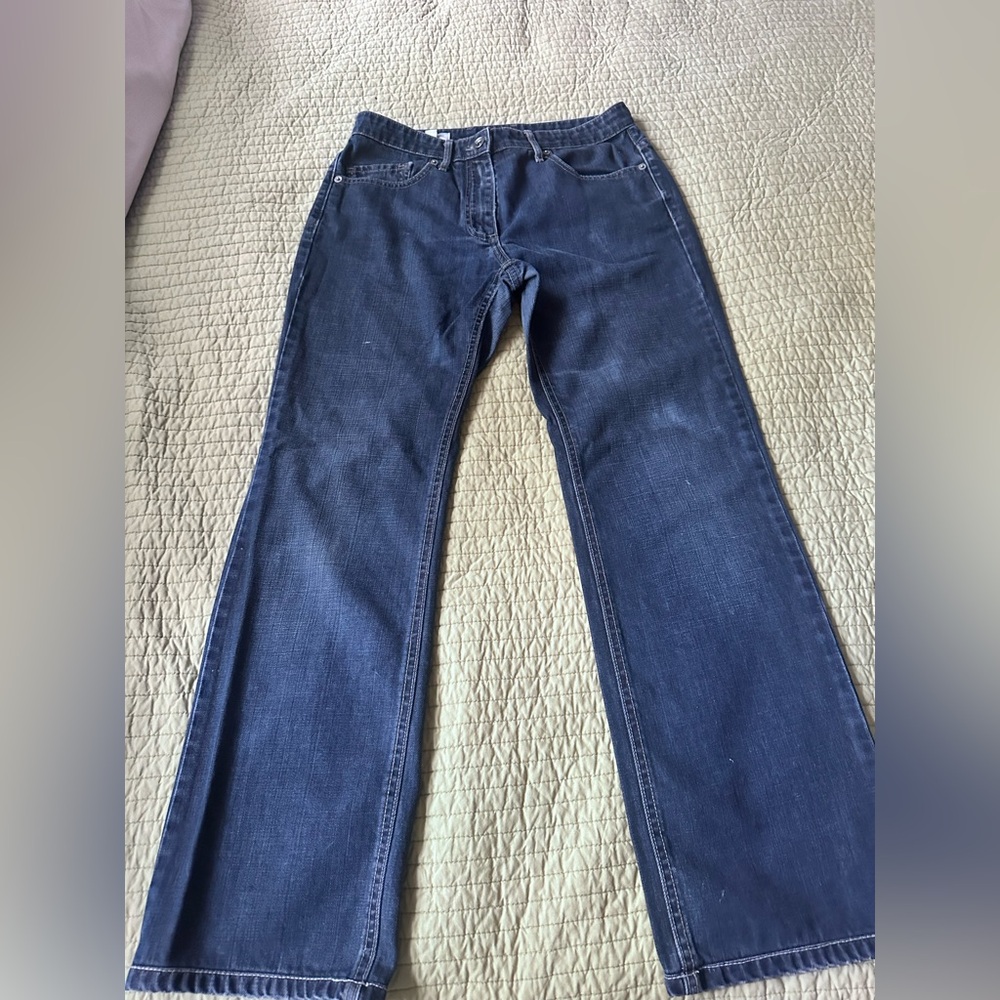 Faconnable Women's Straight Leg Jeans - Dark Blue